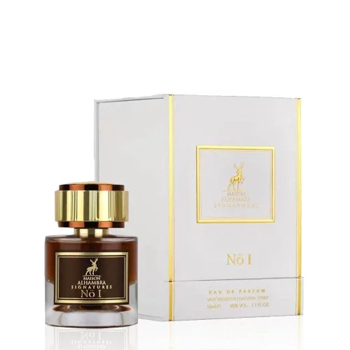 Parfum SIGNATURES NO I 50ml de Al hambra Arabian Fragrance Fabriqué en Dubai Eau de Parfum Unisexe Oriental