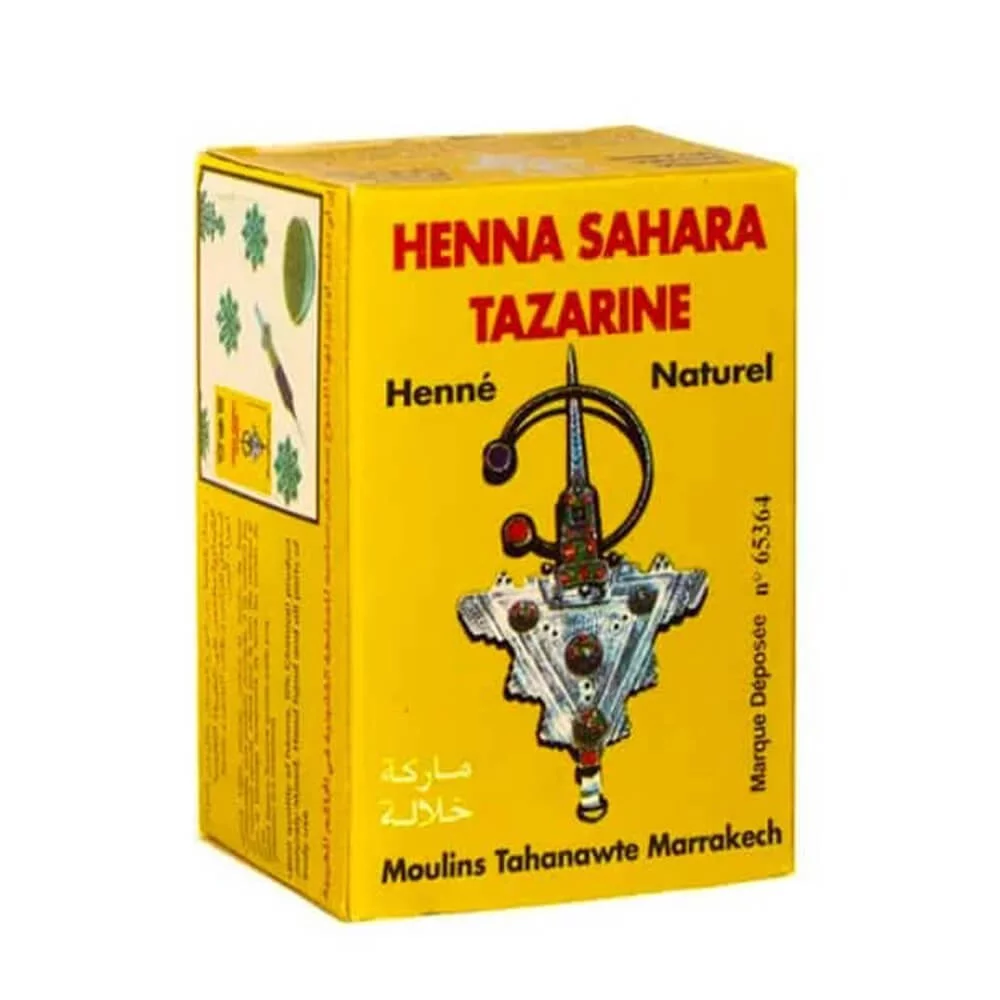 Henné en Poudre Naturel 100g HENNA SAHARA TIMEZORINE