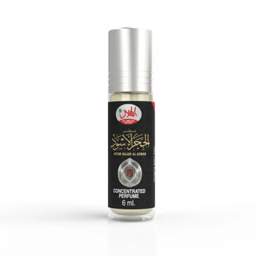 Roll On Attar Hajar Al Aswad 6ml musk aswad, musk noir africain al helal perfumes