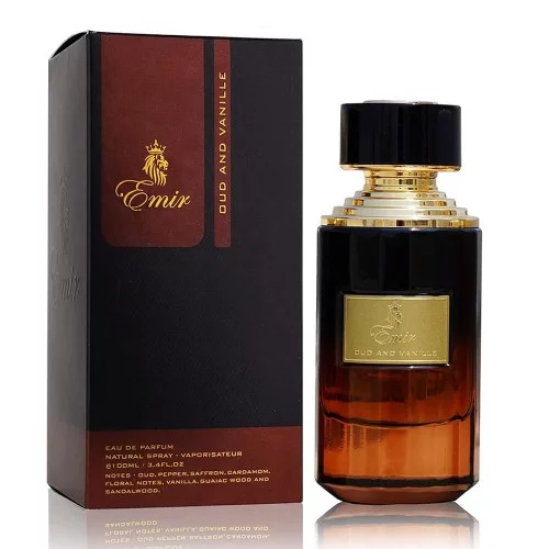 Extrait de Parfum Oud and Vanille Collection Emir 75ml PARIS CORNER