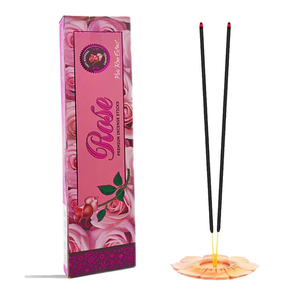 Bâtonnets d'Encens Rose Premium