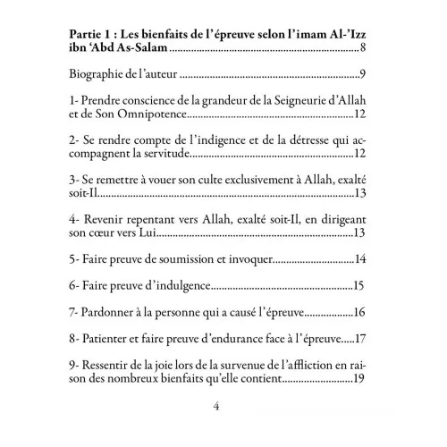 Les Bienfait de l'Epreuve Ibn Al-Qayyim