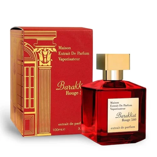 Extrait de Parfum Barakkat Rouge 540 : L’Élégance et le Raffinement en Flacon 100ml