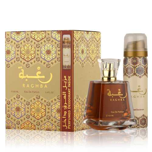 lattafa Eau de parfum Raghba 100ml + déodorant – Lattafa parfum dubai