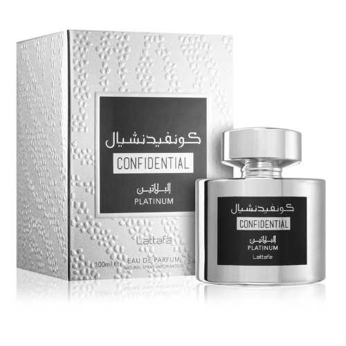 Confidential Platinum Eau de Parfum mixte lattafa