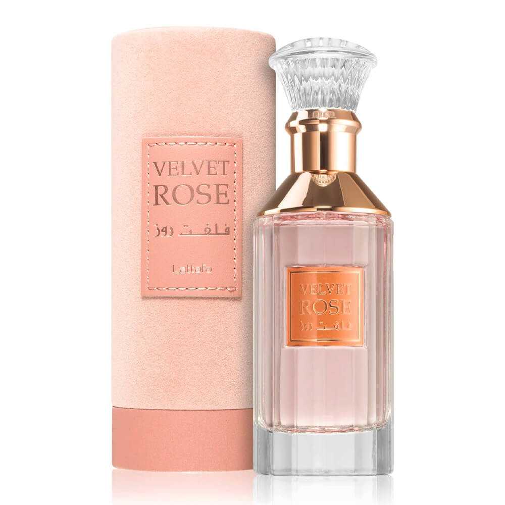 Velvet Rose Eau de Parfum pour femme lattafa dubai 100ml