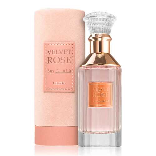 Velvet Rose Eau de Parfum pour femme lattafa dubai 100ml