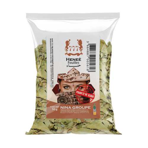 Henné Naturel en Feuilles Coupées 50g